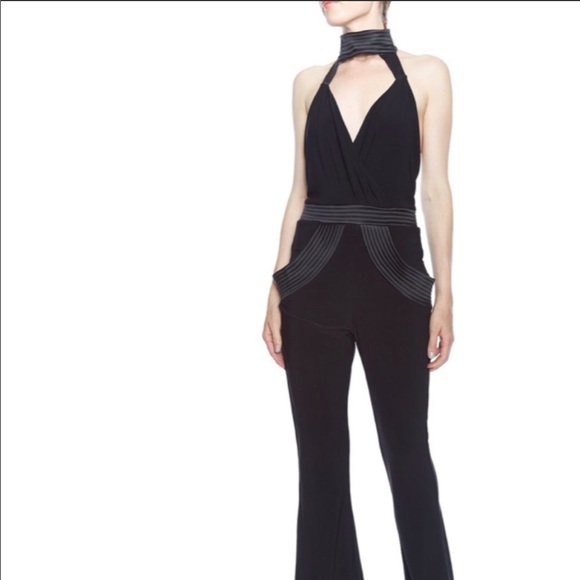Pants - Chic Black Halter Jumpsuit